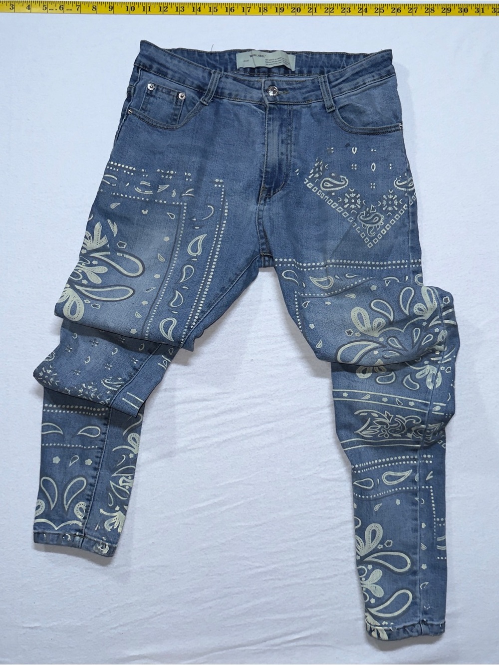 2013 Off-white bandana jeans, archive offwhite vintage/y2k